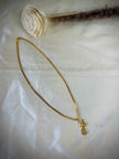 Gold-Plated Peacock Pendant With Mesh Chain
