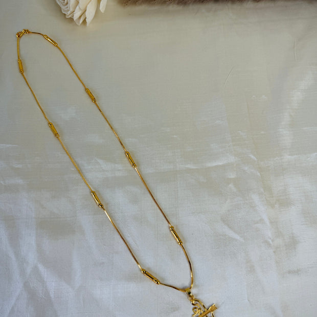 Sacred Shri Ram श्री राम Charm Pendent With Station Chain