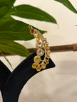 Polki Statement Earrings with Ear Cuffs