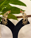 Polki Statement Earrings with Ear Cuffs