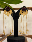 Twin Peacock Kashmiri Earrings