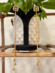 Jadau Pachi Ghungroo Kashmiri Earring Set