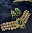 Doublet Moissanite Polki Choker Necklace Set
