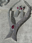 The Imperial: Ruby-Diamond Affair Necklace Set