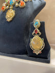 Royal Navratna Necklace Set RM111