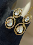 Opulent Moissanite Polki Necklace Set