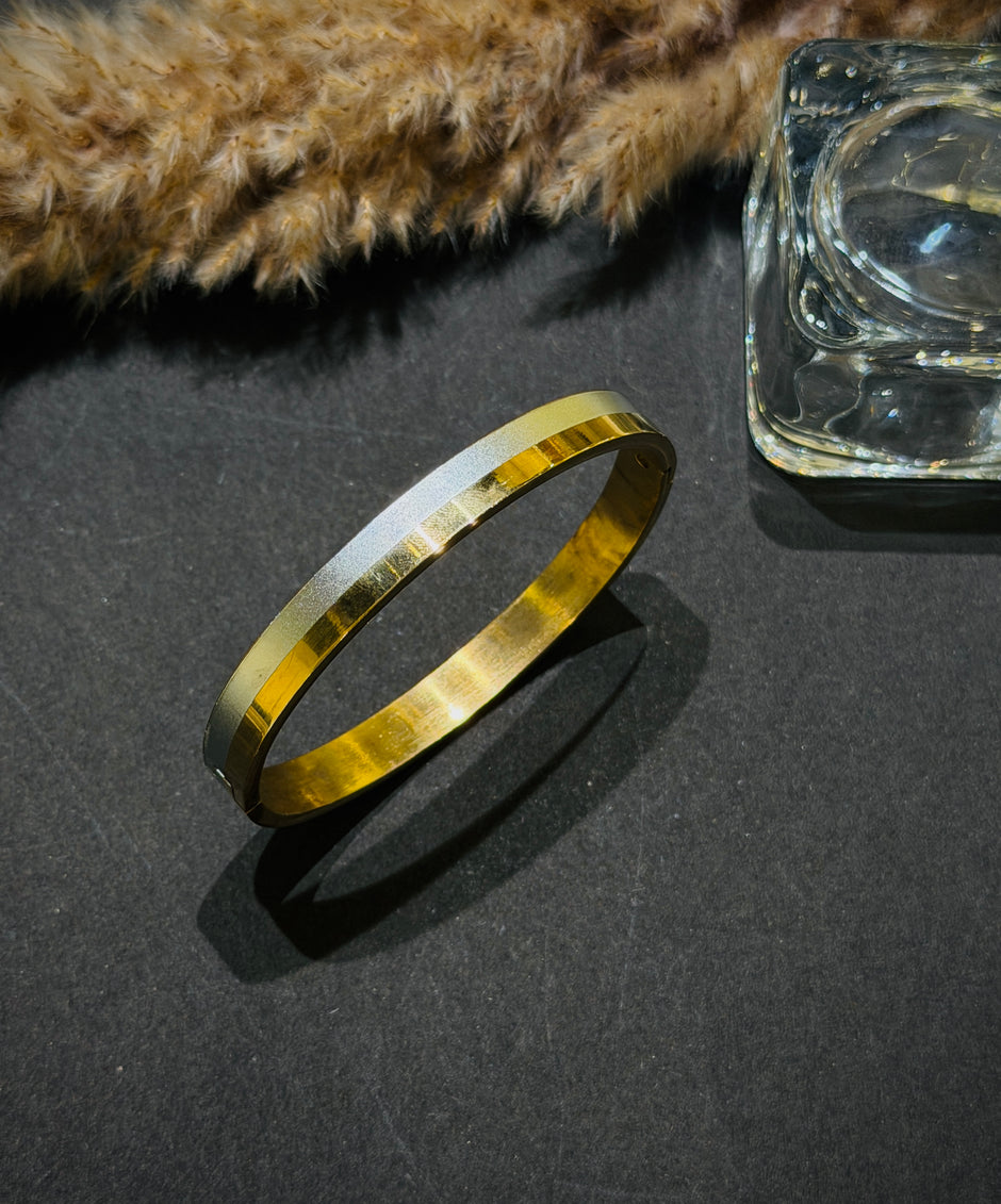 Gold and silver bracelet 