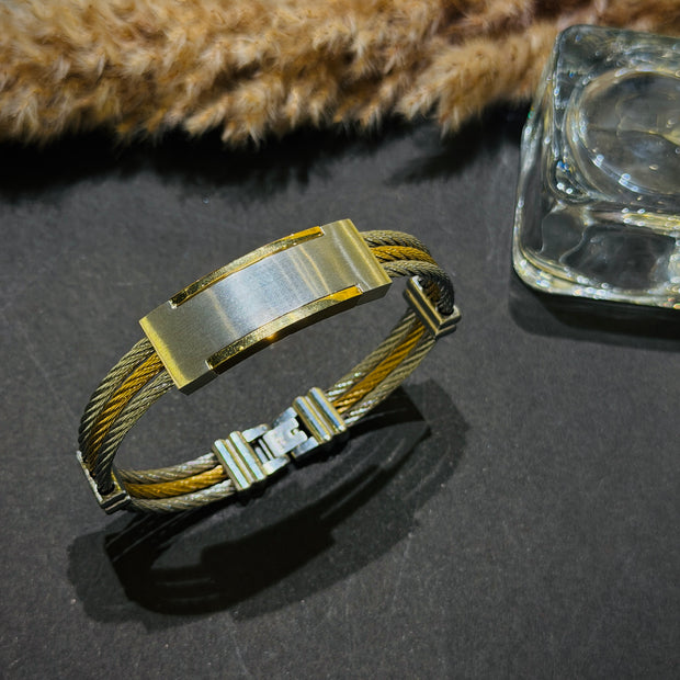 Gold and silver bracelet 