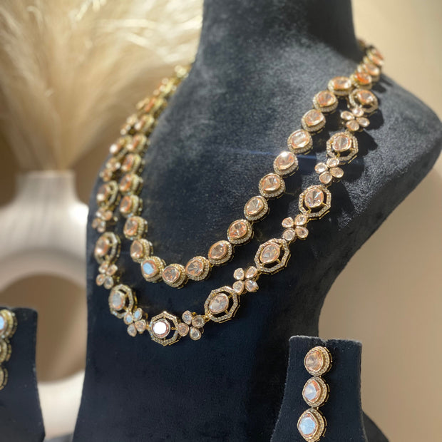 The Royal Reflection Moissanite Necklace Set