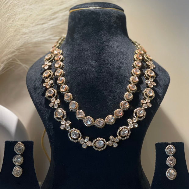 The Royal Reflection Moissanite Necklace Set