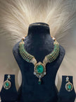 Emerald Opulence Choker Necklace Set