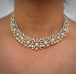 Gold and diamond necklace