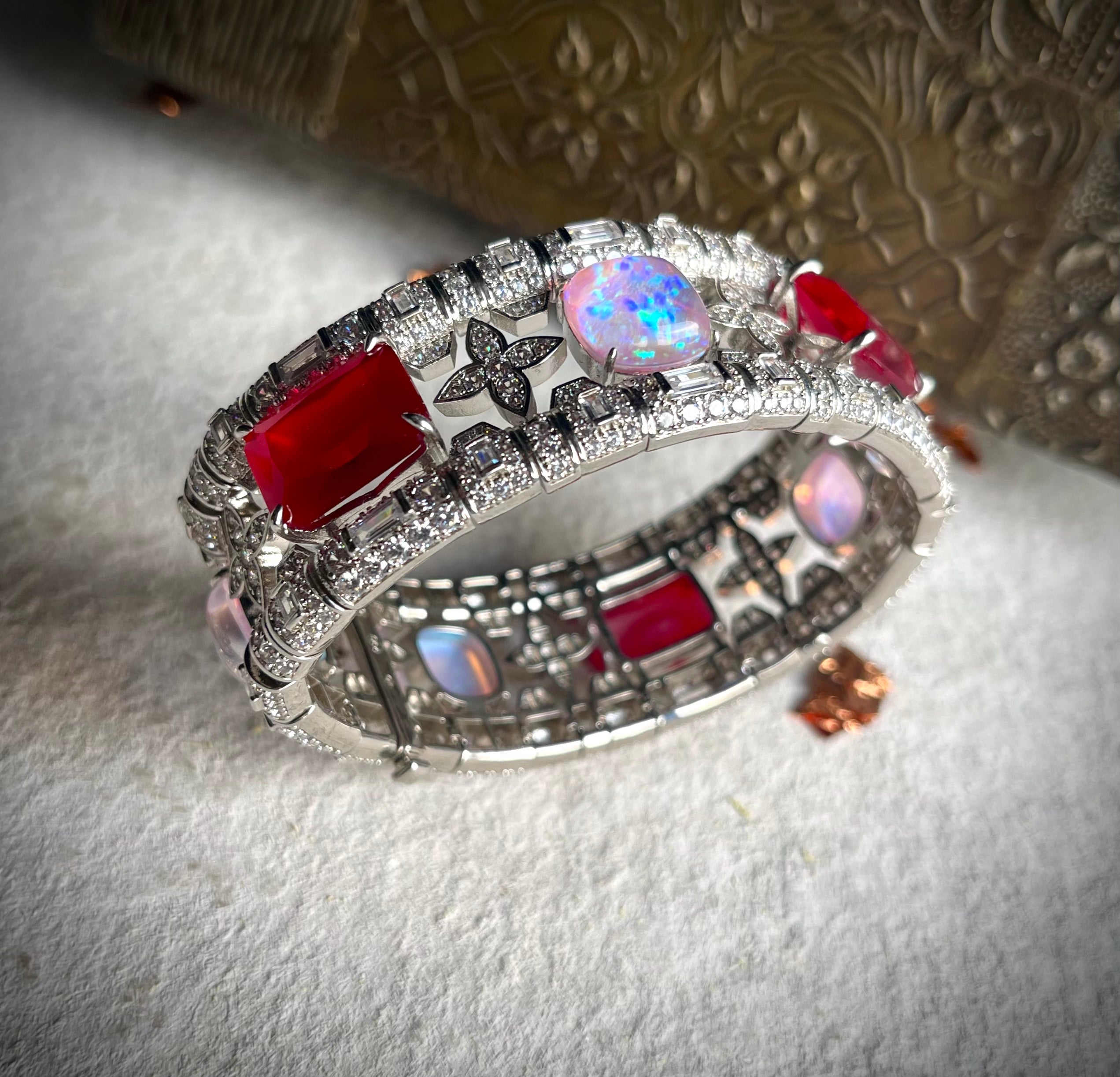 Crimson Opal Majesty Bracelet