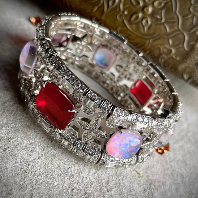 Crimson Opal Majesty Bracelet