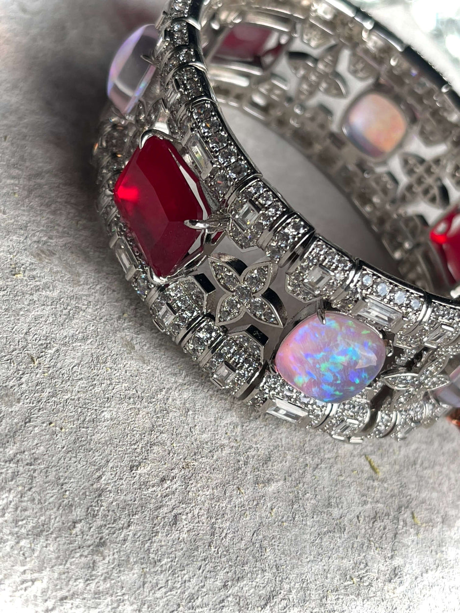 Crimson Opal Majesty Bracelet