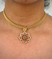 neklace flower design