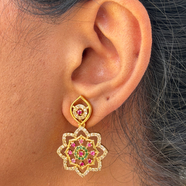 earring flower design