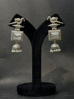 Pair of silver earrings