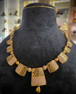 Regal Gold Statement Choker Necklace Set