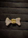 Fancy Bow Tie Crystal Designer Ring
